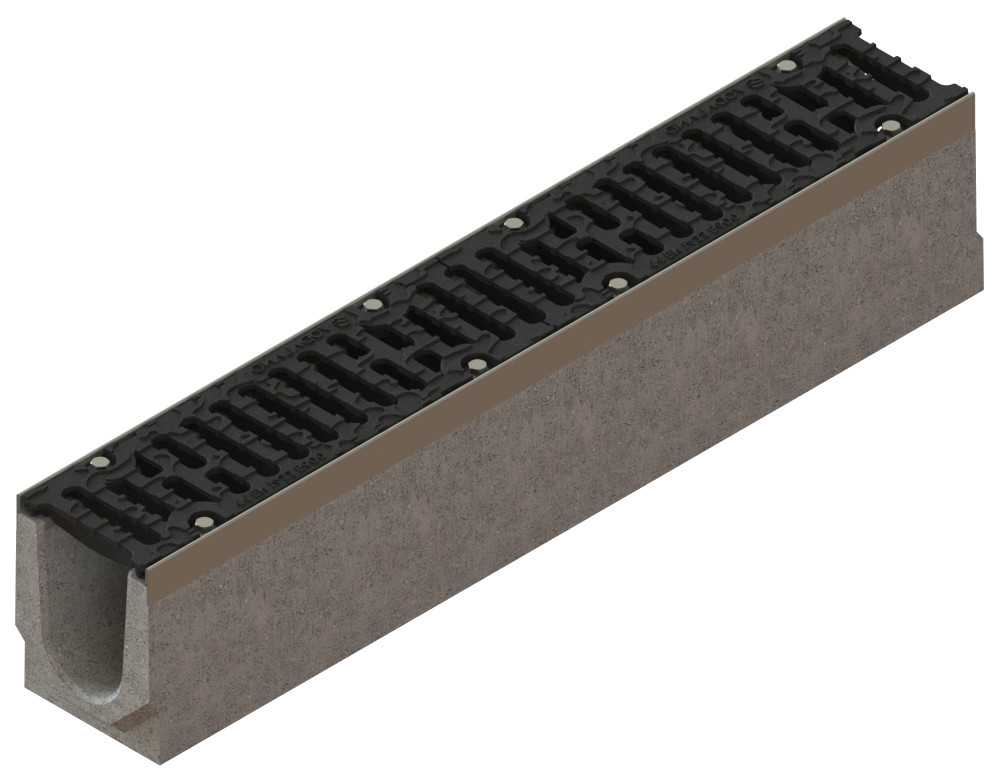 Kanały betonowe-Pro DN100-ruszt żeliwny kl.E600
