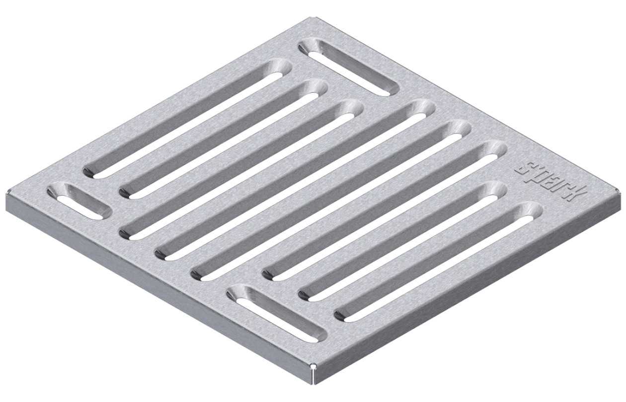 Ruszt tłoczony ze stali ocynkowanej 250x250