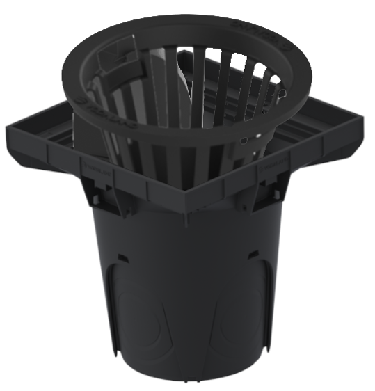 Studzienka plastikowa NEO 300x300 mm z koszem i przegrodą