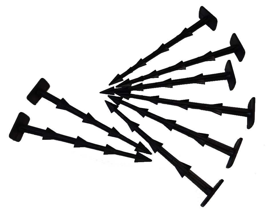 Szpilki plastikowe do geowłókniny-15 cm-100 szt.