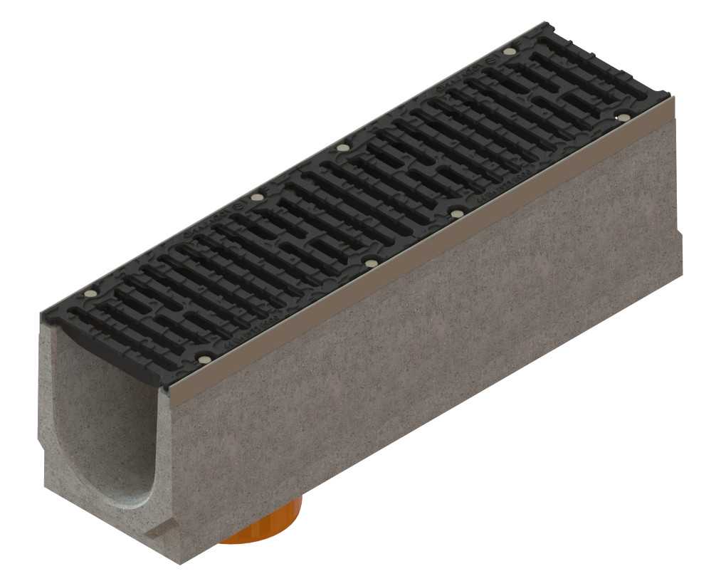 Kanal Betonowy Betomaxdrive Dn200 Z Rusztem Zeliwnym Kl E600 H210