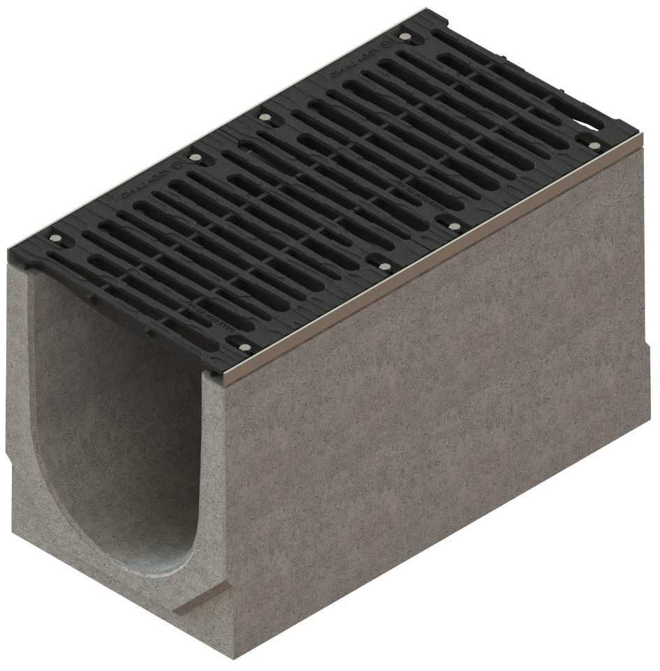 Kanał beton-MEGA DN400-ruszt żeliwny kl.E600 H610