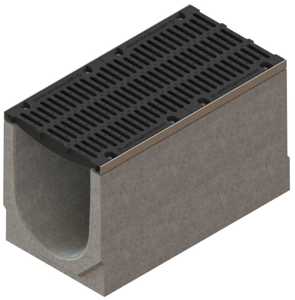 Kanał beton-MEGA DN400-ruszt żeliwny kl.E600 H510