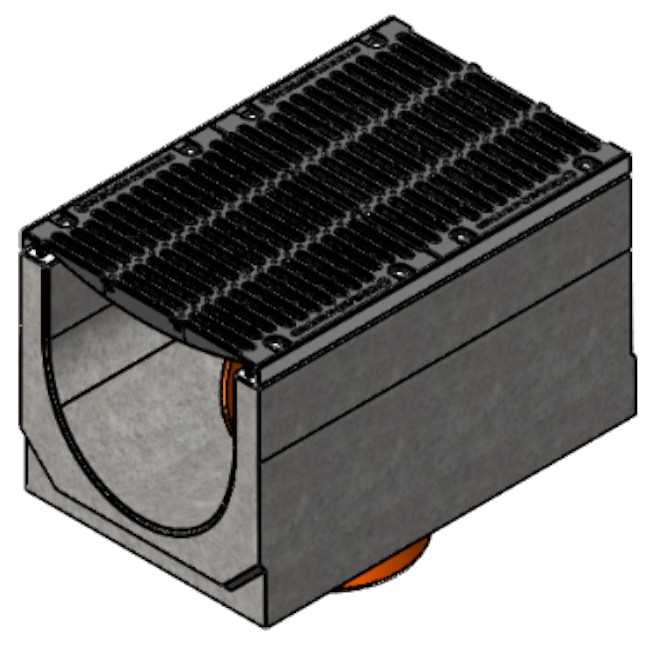 Kanal Betonowy Betomaxdrive Dn400 Z Rusztem Zeliwnym Kl E600 H510
