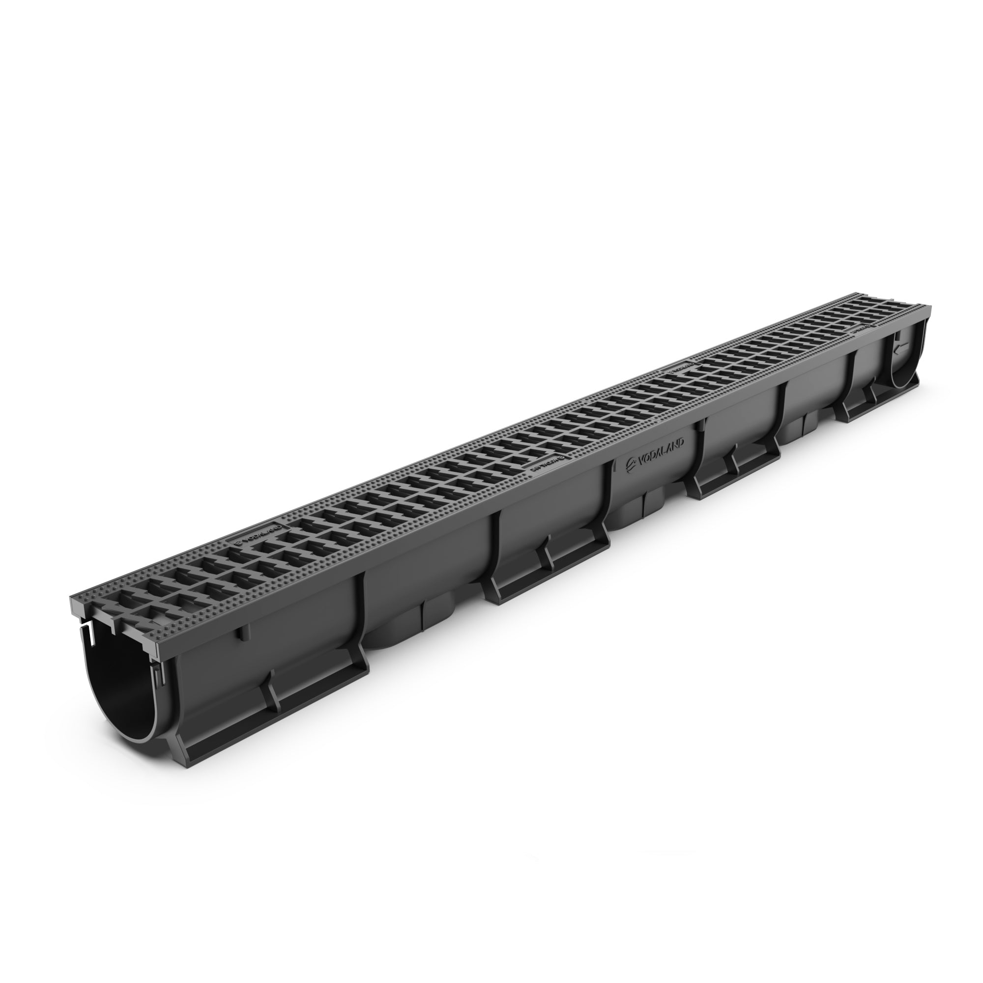 Odwodnienie liniowe plastikowe VODALAND Easy1 DN70 H90 z rusztem plastikowym, kl. A15