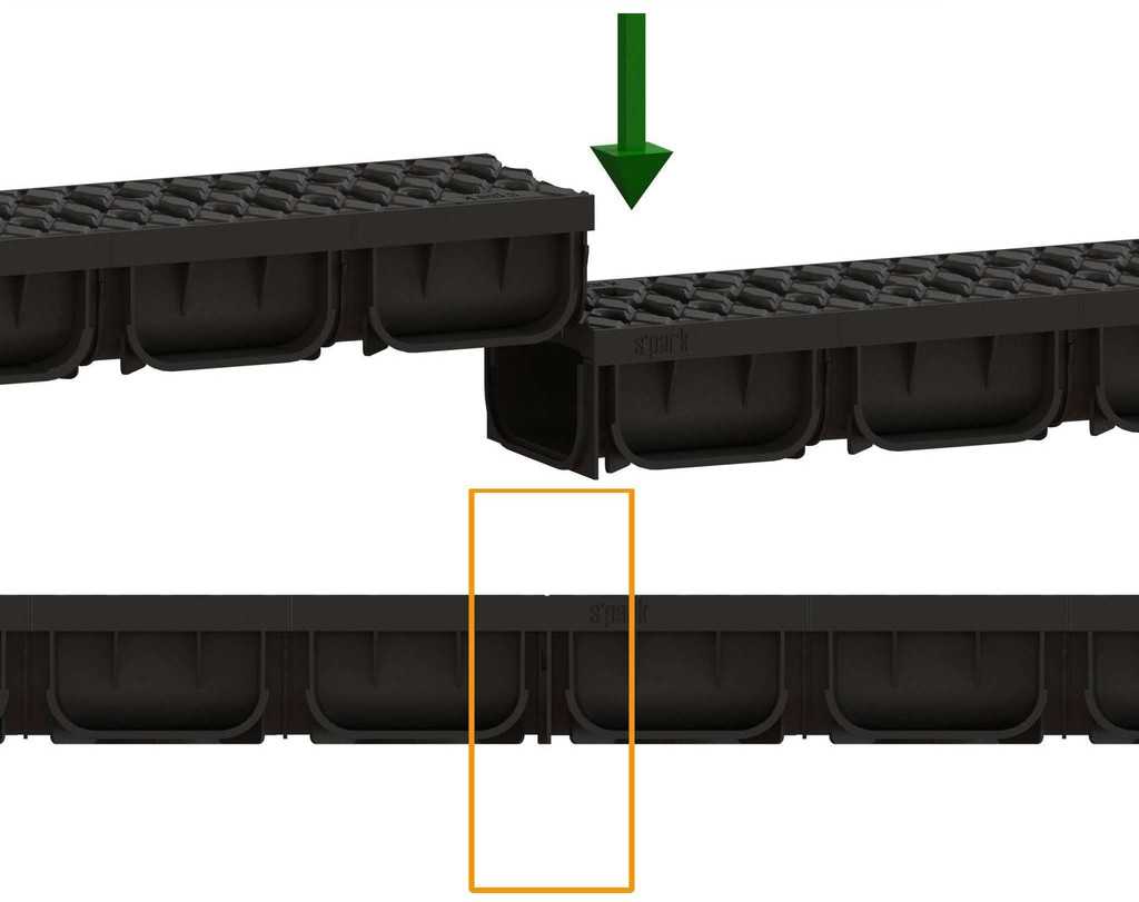 Kanal Plastikowy Easy2 Z Rusztem Zeliwnym Kl A15