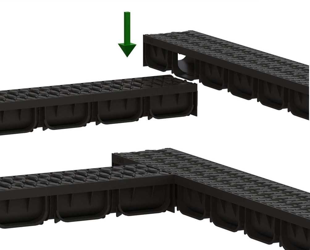 Kanal Plastikowy Easy2 Z Rusztem Zeliwnym Kl A15