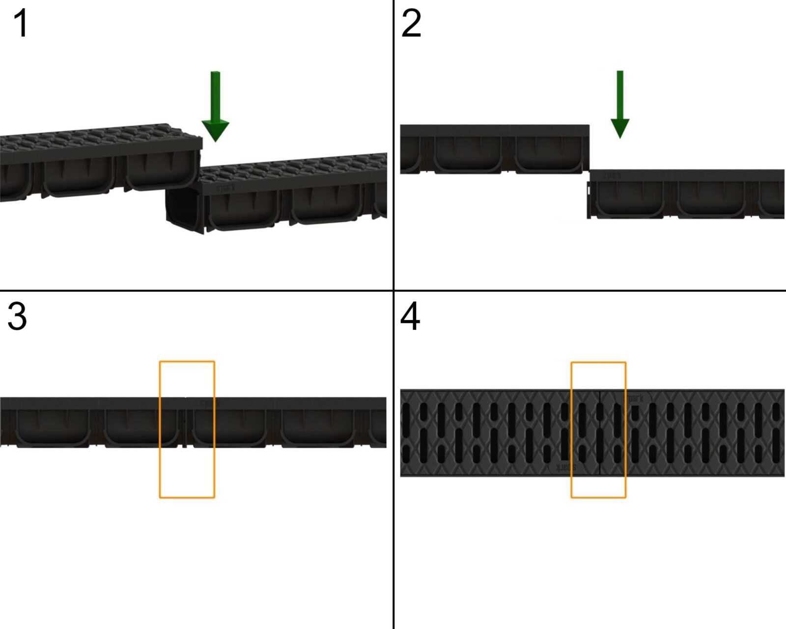 Kanal Plastikowy Easy2 Z Rusztem Plastikowym Kl A15