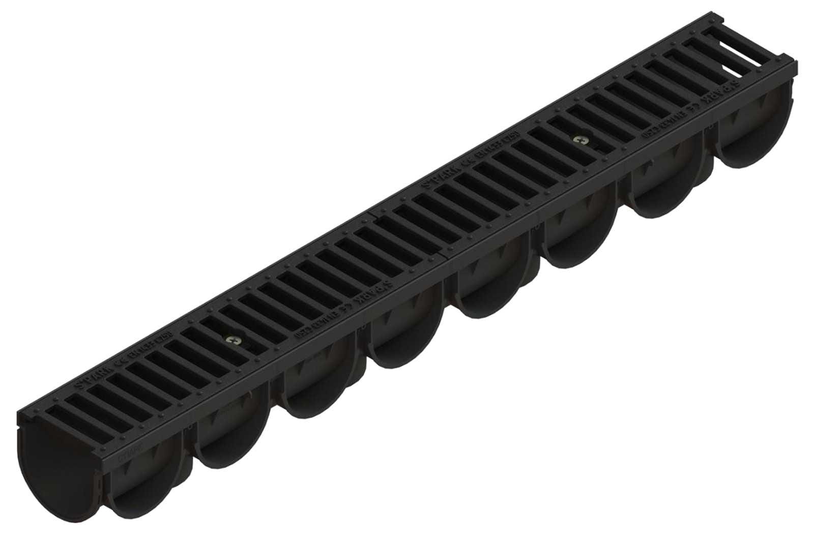 Kanal Plastikowy Easy3 Dn100 Z Rusztem Zeliwnym Kl C250 H100