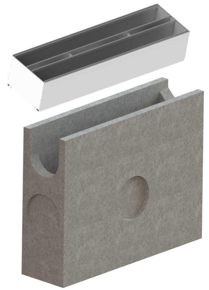 Studzienka beton-Base DN100-nakładka szczelinowa kl.A15-C250