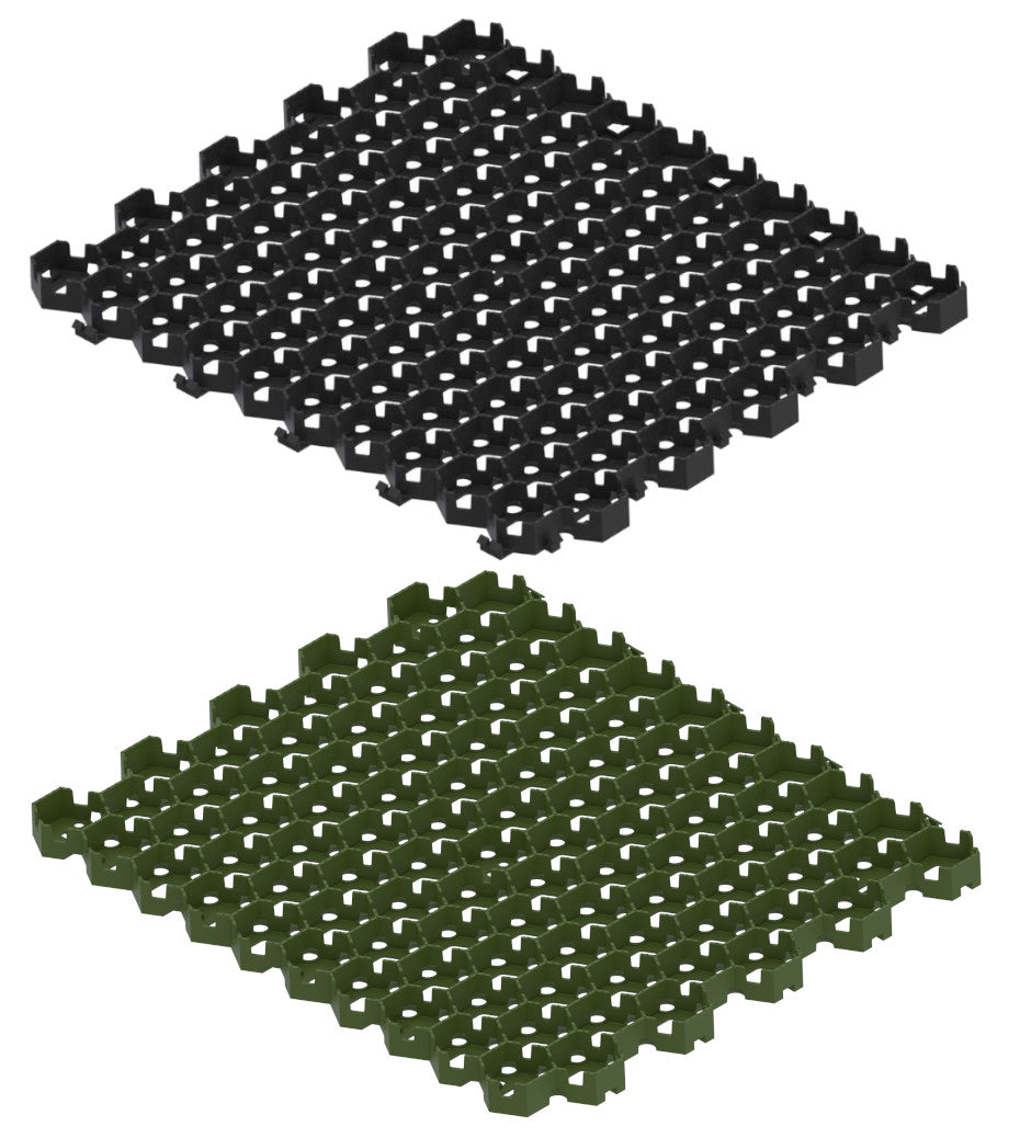 Krata Trawnikowa Hexpave Grid Czarna