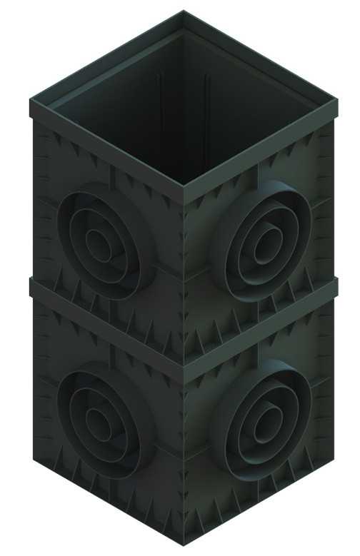 Nadbudowa Plastikowa Do Studzienki 300X300 H300 Mm