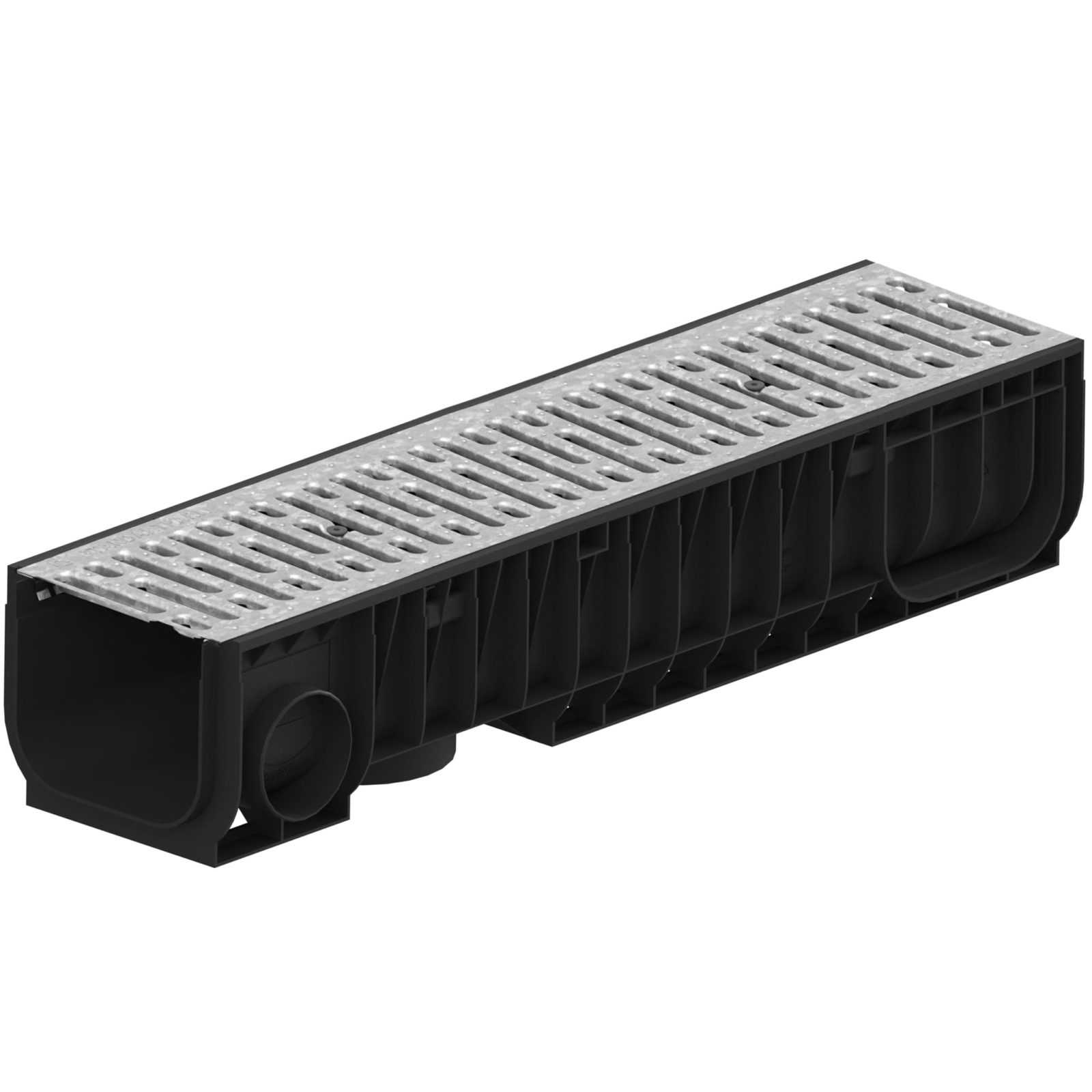 Kanal Plastikowy H200 Dn200 Z Rusztem Ze Stali Ocynkowanej Kl A15