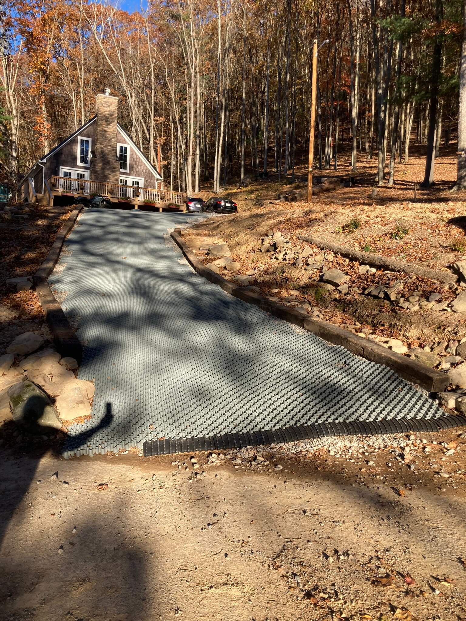 Podjazd EasyPave do domku letniskoweg