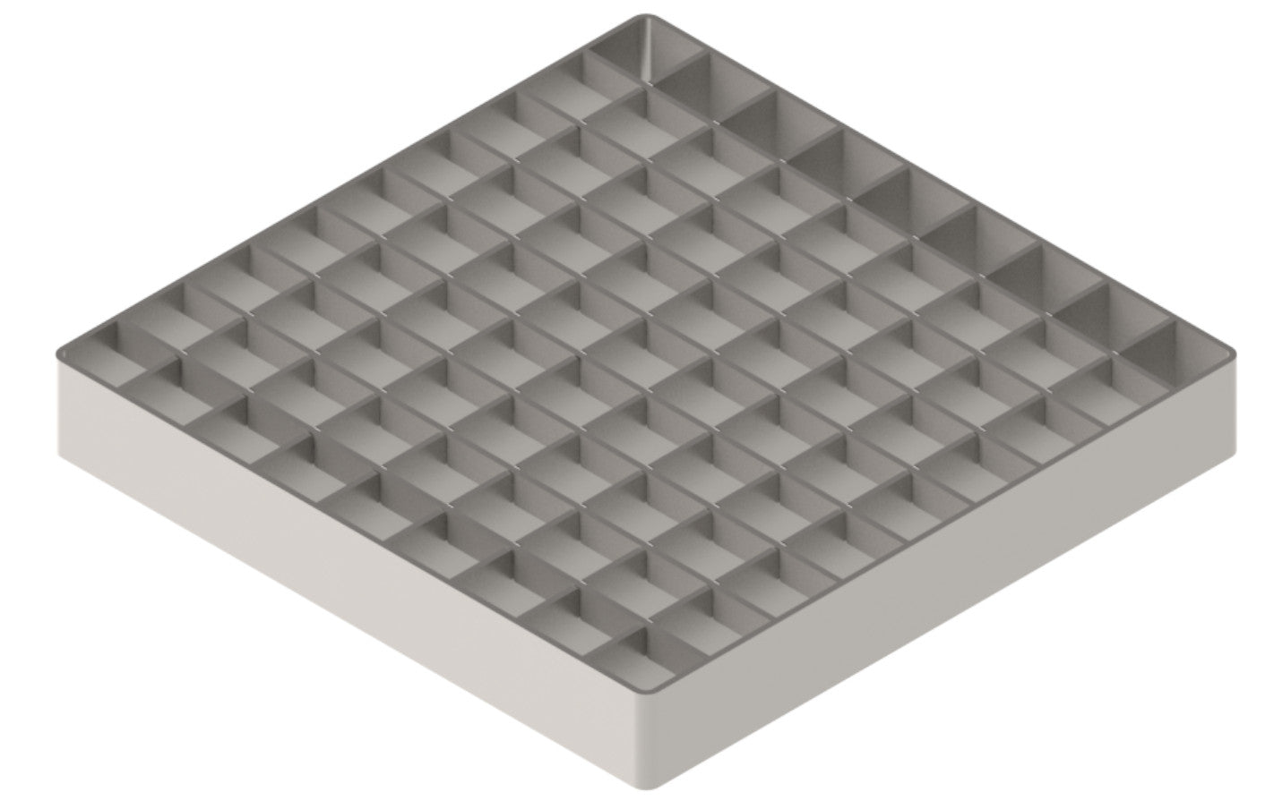 Ruszt komórkowy Euro 80 216×216 mm h30 L15 stal nierdzewna