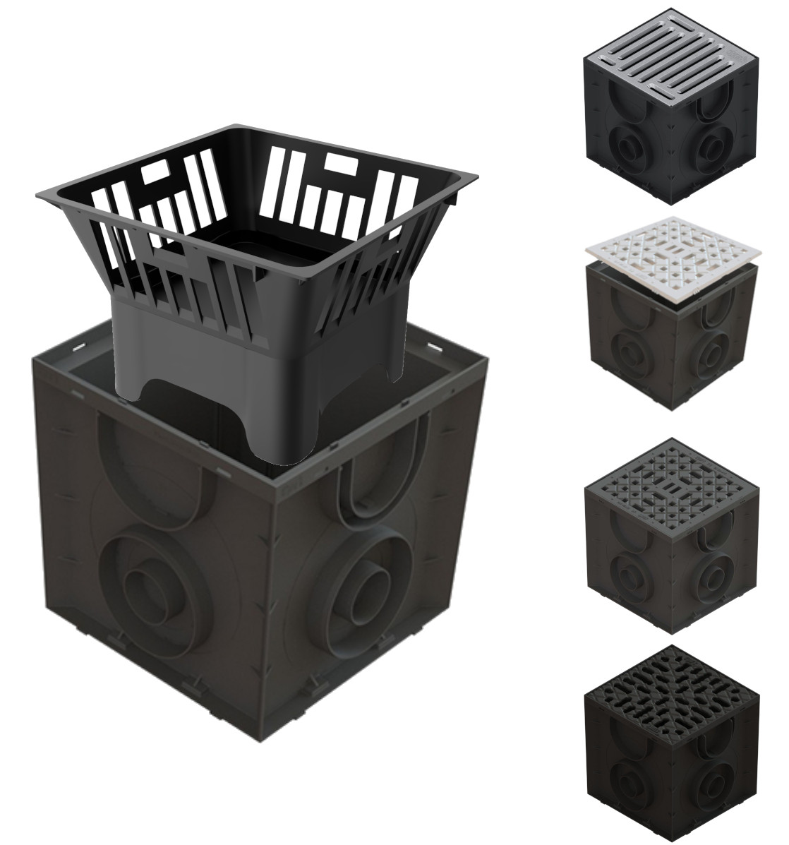 Studzienki plastikowe 250×250 – warianty